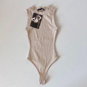 Beige Sculpting Bodysuit